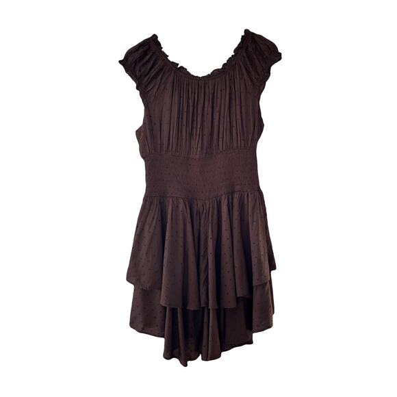 Princess Polly The Love Galore Chocolate Brown Romper Sz 12 - Picture 4 of 8